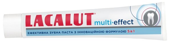 Зубна паста Lacalut Multi-effect 5 в 1, 75 мл