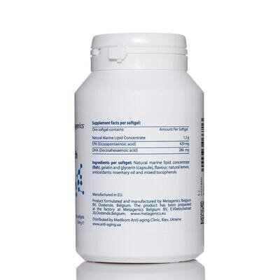 Омега-3 Metagenics EPA-DHA Extra Strength капсули №60 у бан. скл.