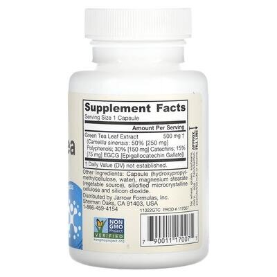 Зелений чай Jarrow Formulas Green Tea 500 мг, 100 капсул
