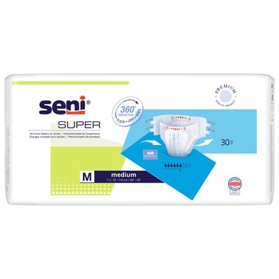 Підгузки для дорослих Seni Super medium, розмір М, 30 штук