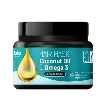 Маска для волосся Bio Naturell Ультраживлення з кокосовою олією та омега-3, 295 мл