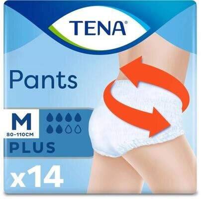 Підгузки-трусики Tena Pants Plus М, 14 штук