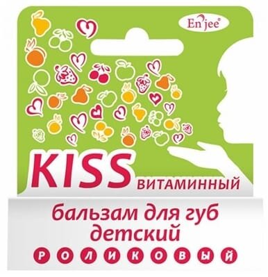 Бальзам для губ дитячий Enjee Kiss Вітамінний, 6 мл