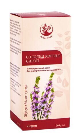 Солодки кореня сироп по 200 г у флак.