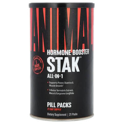 Тестостероновий бустер Universal Nutrition Animal Stak, 21 пакет