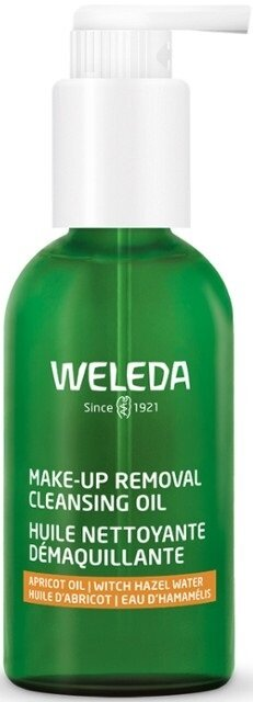 Гідрофільна олія для обличчя Weleda Make-Up Removal Cleansing Oil з органічним гамамелісом для зняття макіяжу, 150 мл