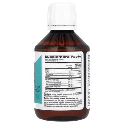 Риб'ячий жир з омега-3 для дітей California Gold Nutrition Kids Omega-3 Fish Oil з натуральним лимонним смаком, 200 мл