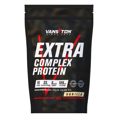 Протеїн Vansiton Extra Complex Protein, ваніль, 450 г