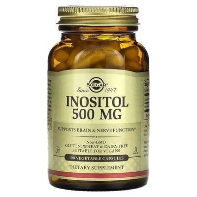 Інозітол Solgar Inositol 500 мг вег. капсули №100