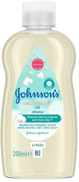 Олійка дитяча для тіла Johnson's Baby Ніжність бавовни, 200 мл