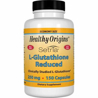 Глутатіон Healthy Origins Setria L-Glutathione Reduced 250 мг, 150 капcул