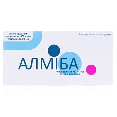 Алміба розчин ор. 100 мг/мл по 10 мл №10 у флак.