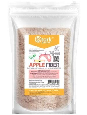 Яблучна клітковина Stark Pharm Apple Fiber порошок, 1000 г