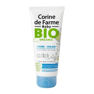 Крем для обличчя Corine De Farme Bio Organic Baby захисний з олією оливи, 100 мл