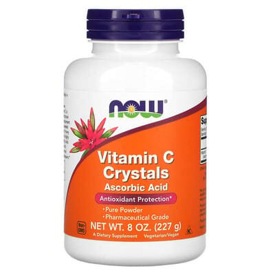 Вітамін С NOW Vitamin C Crystals порошок, 227 г