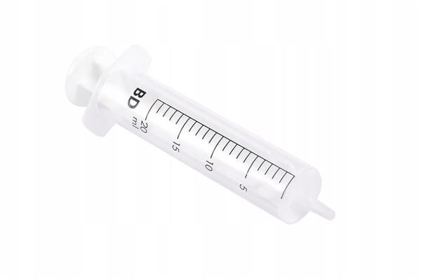 Шприц 20 мл BD Discardit двокомпонентний з голкою 21G 1 1/2 " (0,8 x 40 мм), 1 штука