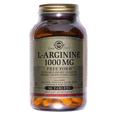 L-аргінин Solgar L-Arginine 1000 мг таблетки №100