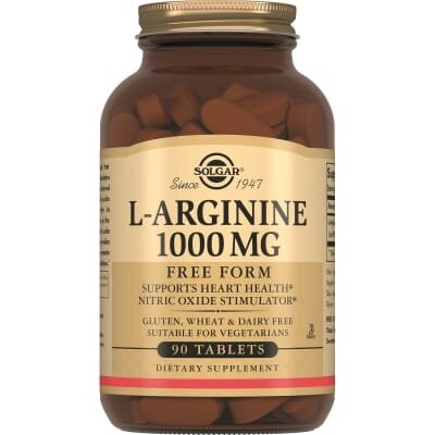 L-аргінин Solgar L-Arginine 1000 мг таблетки №100