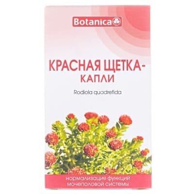 Червона щітка краплі по 50 мл у флак.