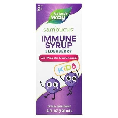 Сироп чорна бузина для дітей Nature's Way Sambucus Immune Syrup For Kids, 120 мл