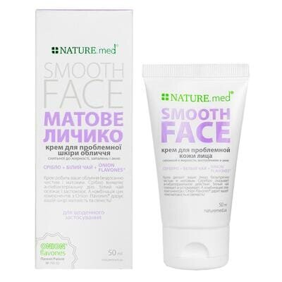 Крем для обличчя NATURE.med Матове личико для шкіри схильної до жирності, запалень і акне, 50 мл