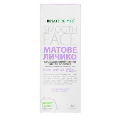 Крем для обличчя NATURE.med Матове личико для шкіри схильної до жирності, запалень і акне, 50 мл