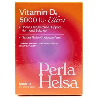 Вітамін Д3 5000 МО Perla Helsa Ultra капсули №60
