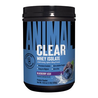 Протеїн Universal Nutrition Animal Clear Whey Isolate чорниця-асаї, 500 г