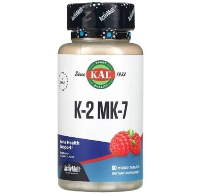 Вітамін K-2 KAL Vitamin K-2 Mk-7, 60 таблеток