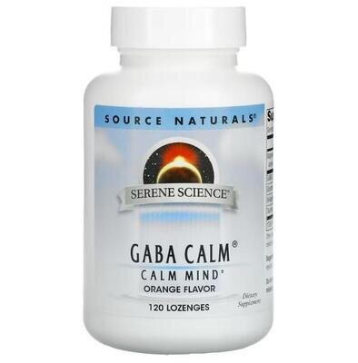 ГАМК (гамма-аміномасляна кислота) Source Naturals Gaba Calm, 120 пастилок