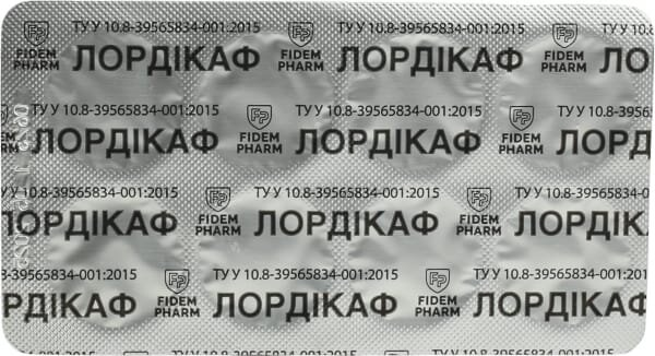 Лордікаф Fidem Pharm льодяники зі смаком чорної смородини №16