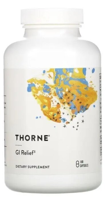 Підтримка шлунку Thorne Research GI-Relief, 180 капсул