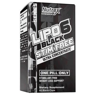 Жироспалювач Nutrex Research Lipo-6 Black UC Stim-Free, 60 капсул