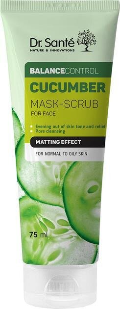 Маска-скраб Dr.Sante Cucumber Balance Control, 75 мл