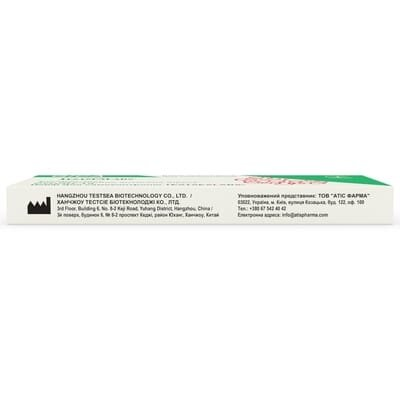 Тест-експрес мазок із носоглотки Testsealabs Covid-19 Antigen Cassette для виявлення антигену коронавірусу, 1 штука
