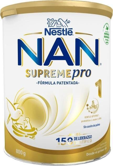 Суміш суха молочна NAN Supreme Pro 1 з олігосахаридами для харчування дітей від народження, 800 г