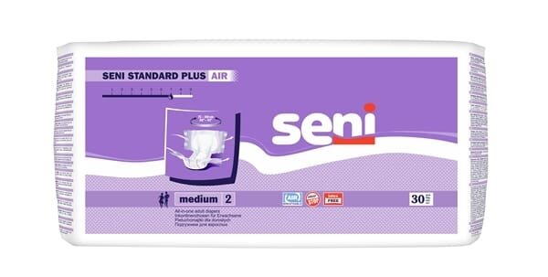 Підгузки для дорослих Seni Standard Plus Air medium, розмір 2, 30 штук