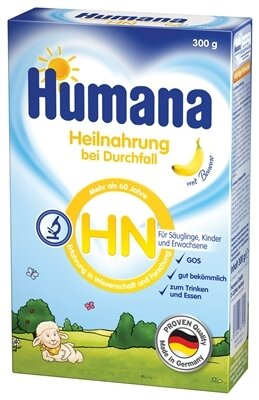 Суміш суха молочна Humana НN Expert з пребіотиками при порушеннях травлення, що супроводжуються діареєю, для дітей від народження і старше, 300 г