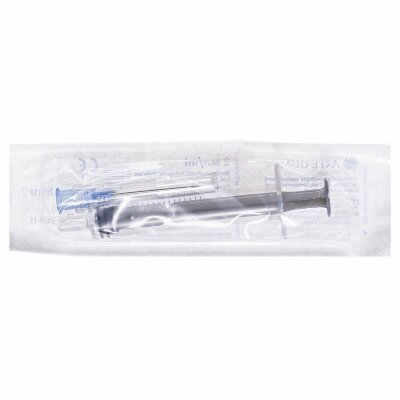 Шприц 2 мл Arterium 3-х компонентний з голкою 23G (0,6 мм x 25 мм), 1 штука