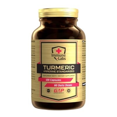 Куркума + Піперин Immune Labs Turmeric + Piperine капсули №120