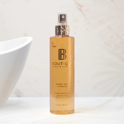 Міст для тіла та волосся Boutique Amber, Musk & Vanilla, 250 мл