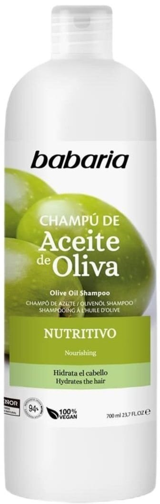 Шампунь Babaria Nourishing Olive Oil живильний з олією Оливи, 700 мл