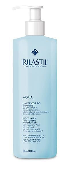 Молочко для глибокого зволоження шкіри Rilastil Aqua, 400 мл