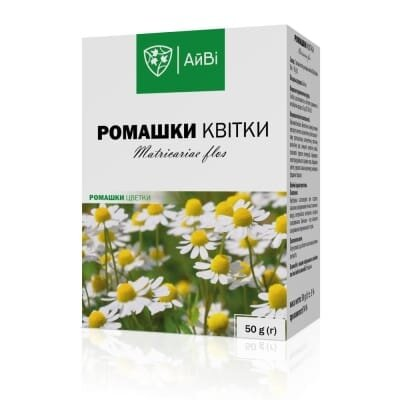 Ромашки квітки по 50 г у пач. ТМ АйВі