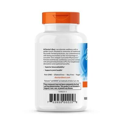 Куркумін Doctor's Best Curcumin Phytosome With Meriva капсули №60