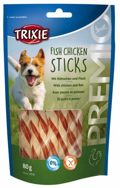 Ласощі для собак Trixie 31747 Premio Fish Chicken Sticks курка/риба, 80 г