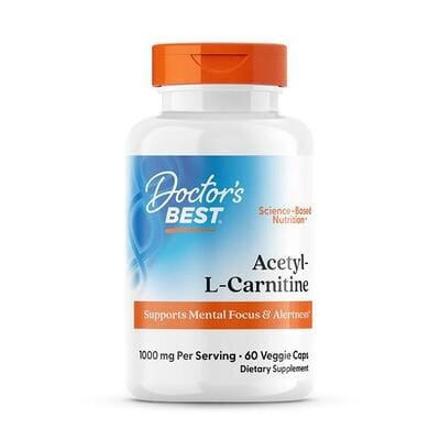 Ацетил-L-карнітин Doctor's Best Acetyl-L-Carnitine, 60 капсул