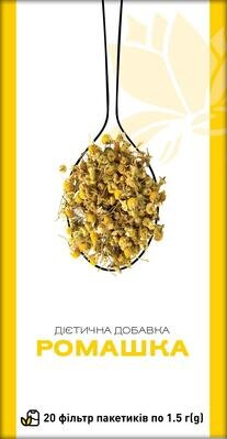 Ромашка по 1.5 г №20 у філ.-пак. Ronpharm