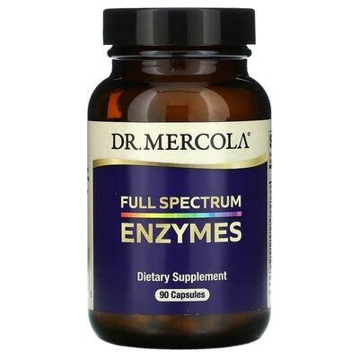 Ферменти повний спектр Dr. Mercola Full Spectrum Enzymes, 90 капсул