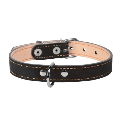 Нашийник Collar 01411 подвійний, ширина 20 мм, довжина 32-40 см чорний